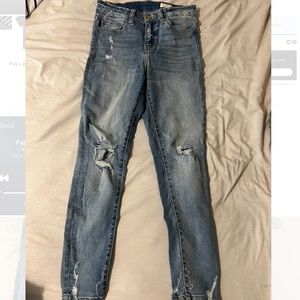 High waisted bridge by gly skinny jeans